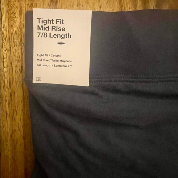 Nike Slate Blue Mid Rise 7/8 Leggings - 2X - Picture 2 of 6